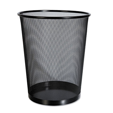 Universal® Mesh Wastebasket, 18 Qt, Black freeshipping - TVN Wholesale